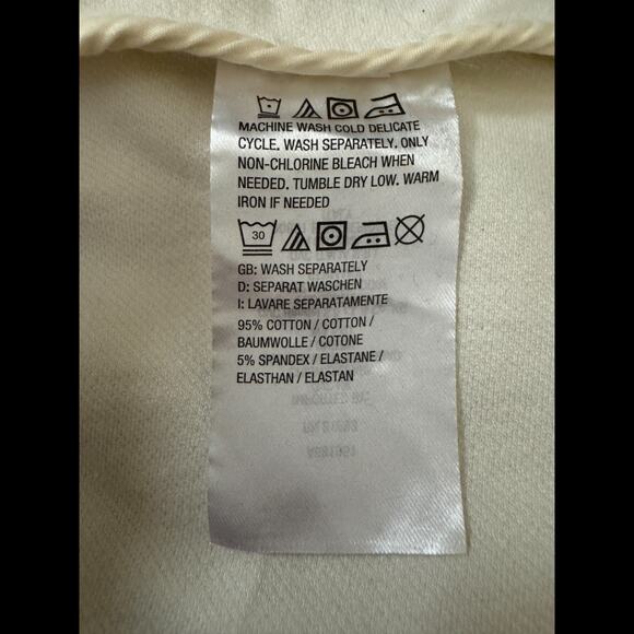 Isaac Mizrahi Live! Knit Denim Classic‎ Slimming Blazer Cream 1X NWOT Career - Picture 14 of 14